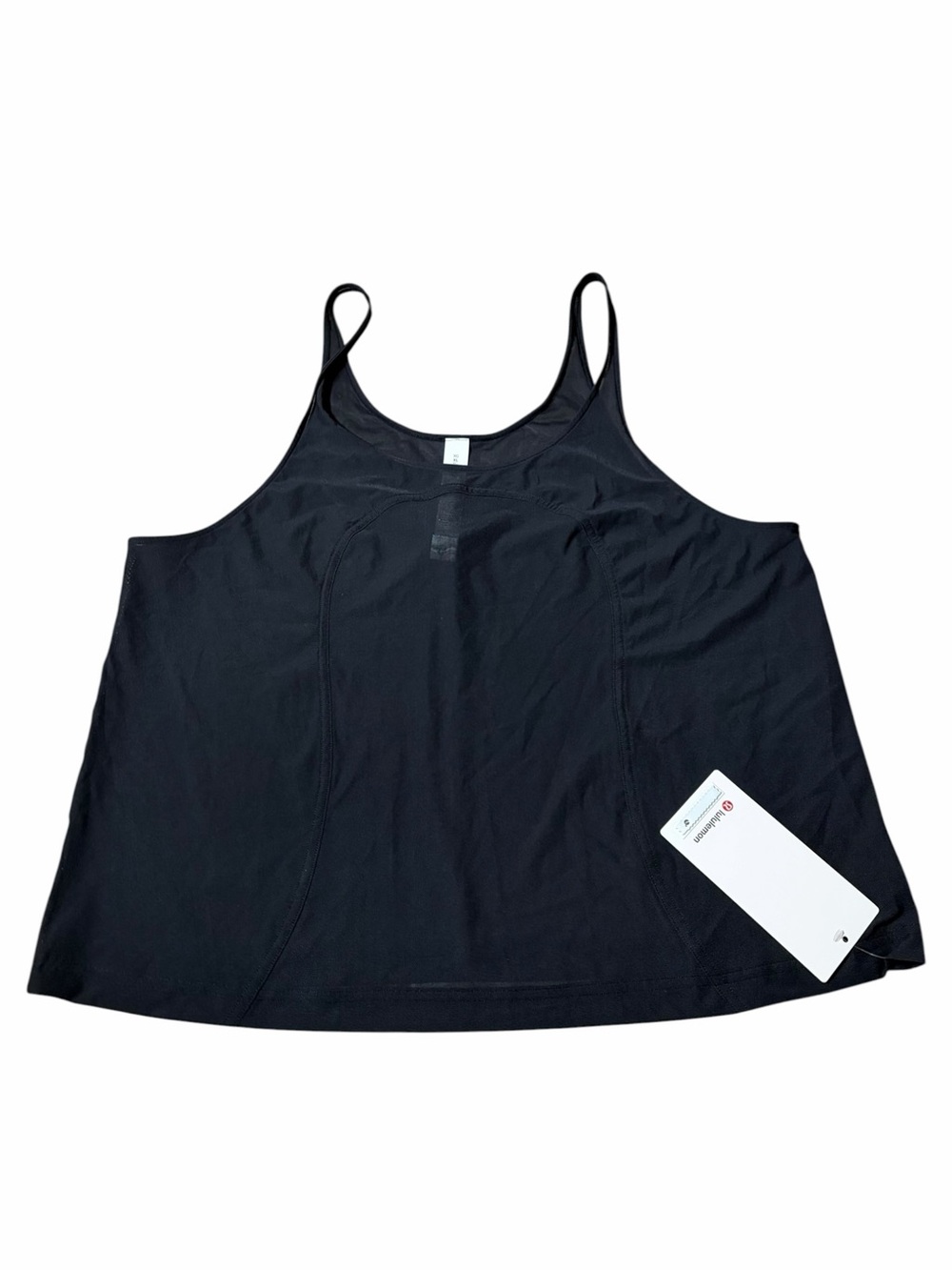 NWT Lululemon Stretch Mesh Relaxed-Fit Tank Top (Black) Size XL